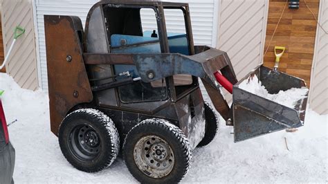 videos of building homemade skid steer loaders|build your own skid steer.